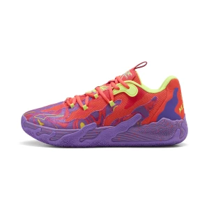 Obrázek produktu PUMA MB.03 Lo Lava Basketball Shoes, Shoes, Purple Glimmer/Red Blast,