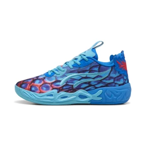 Obrázek produktu PUMA MB.04 Lo Alien Skins Basketball Shoes Unisex, Shoes, Ultra Blue/Luminous Pink/Green Glare,