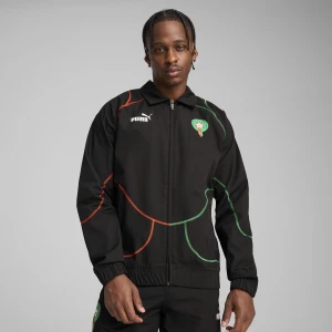 Obrázek produktu PUMA Morocco ftblStatement Track Jacket, Clothing, Black/Red/Archive Green,