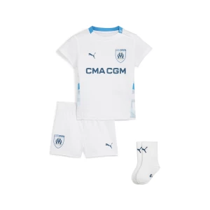 Obrázek produktu PUMA Olympique de Marseille 24/25 Home Babykit Toddler, Clothing, White/Azure,