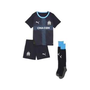 Obrázek produktu PUMA Olympique de Marseille 25/26 Away Minikit Kids, Clothing, Navy/Luminous Blue,