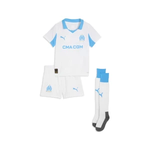 Obrázek produktu PUMA Olympique de Marseille 25/26 Home Minikit Kids, Clothing, White/Azure,