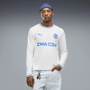 Obrázek produktu PUMA Olympique de Marseille 26/27 Home Long Sleeve Jersey Men, Clothing, White/Royal,