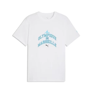Obrázek produktu PUMA Olympique de Marseille FtblCulture Tee Men, Sport, White/New Navy tmavě modrá