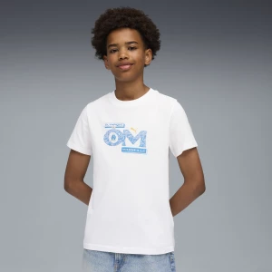 Obrázek produktu PUMA Olympique de Marseille FtblCulture Tee Youth, Clothing, White/Azure
