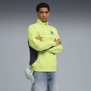 Obrázek produktu PUMA Olympique de Marseille FtblEssentials Cellerator Jacket Men, Clothing, Yellow Alert/Vivid Blue,