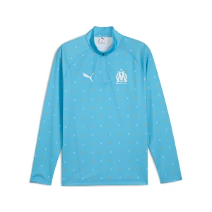 Obrázek produktu PUMA Olympique de Marseille Pre-match Quarter-Zip Top Men, Sport, Azure/White