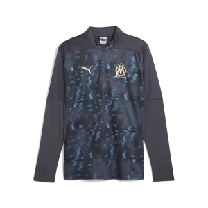 Obrázek produktu PUMA Olympique de Marseille Pre-match Quarter-Zip Top Men, Sport, Galactic Gray/Gold