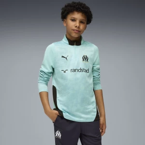 Obrázek produktu PUMA Olympique de Marseille Training Quarter-Zip Top Youth, Clothing, Safe Lake/New Navy,