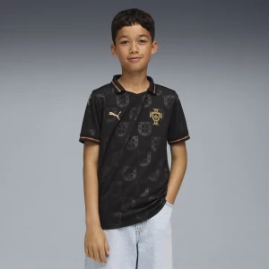 Obrázek produktu PUMA Portugal 25/26 Special Edition Eusébio Jersey Youth, Clothing, Black/Matte Gold,