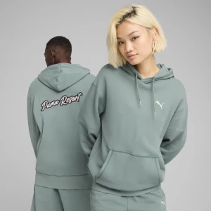 Obrázek produktu PUMA PREMIUM Essentials Relaxed Graphic Hoodie Unisex, Clothing, Green Moon,