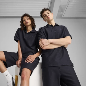 Obrázek produktu PUMA PREMIUM Essentials Relaxed Jacquard Polo Unisex, Clothing, New Navy