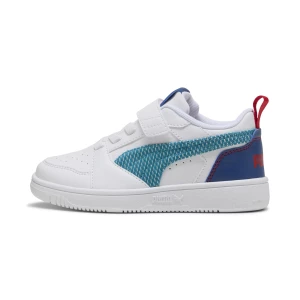Obrázek produktu PUMA Rebound V6 Low Run Fun Sneakers Kids, Shoes, White/Tropical Blue/Clyde Royal