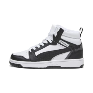 Obrázek produktu PUMA Rebound V6 Mid Sneakers Youth, Shoes, White/Black/Shadow Gray,