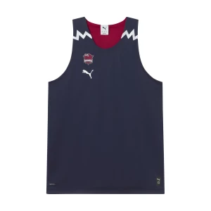 Obrázek produktu PUMA Saski Baskonia Reversible Basketball Jersey Men, Clothing, Navy/Chili Pepper,