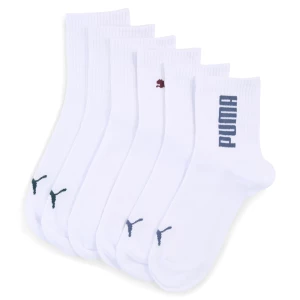 Obrázek produktu PUMA Short Socks Unisex (3-Pack), Clothing, White/Various Logo Colors,