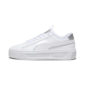 Obrázek produktu PUMA Smash Platform v3 Pop Up Women's Sneakers, Shoes, White/Matte Silver/Silver