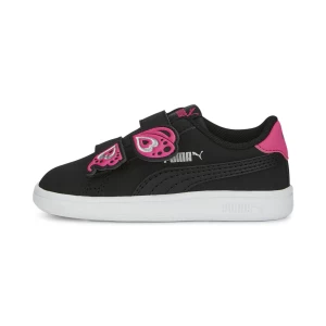 Obrázek produktu PUMA Smash v2 Butterfly AC Sneakers Babies, Shoes, Black/Glowing Pink/Silver,