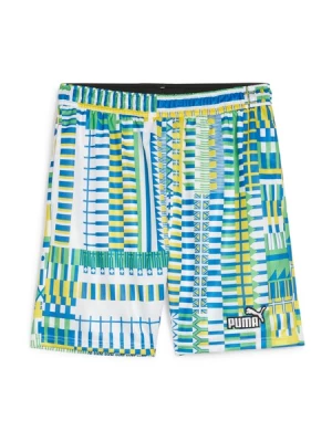 Obrázek produktu PUMA Sportovní kalhoty  azurová / citronová / limetková / bílá