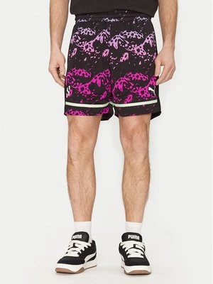 Obrázek produktu Puma Sportovní kraťasy Scoot Purple Lab 631671 Černá Regular Fit