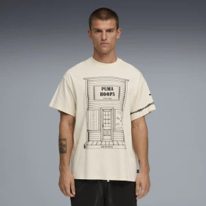 Obrázek produktu PUMA Swish N' Ink II Oversized Basketball Tee Men, Men, Alpine Snow