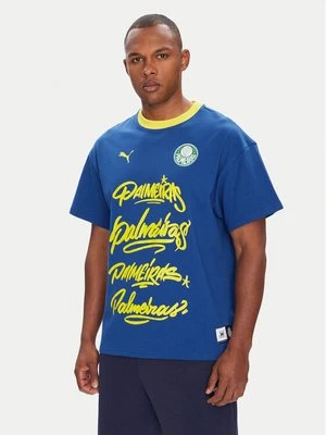 Obrázek produktu Puma T-Shirt CWC Hoops x Palmeiras 631704 Modrá Regular Fit
