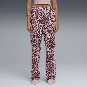 Obrázek produktu PUMA T7 LEO LUXE All-Over Print Straight Pants Women, Clothing, Poised Pink/Ruby Shimmer černá