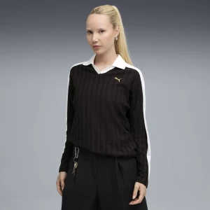 Obrázek produktu PUMA T7 Relaxed Long Sleeve Polo Women, Clothing, Black,