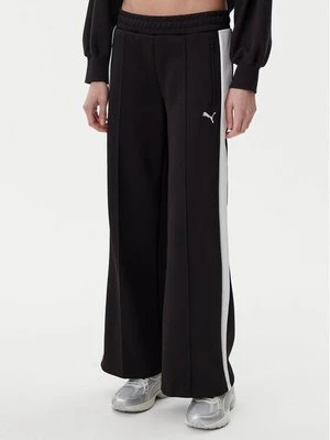 Obrázek produktu Puma Teplákové kalhoty T7 629803 Černá Wide Leg