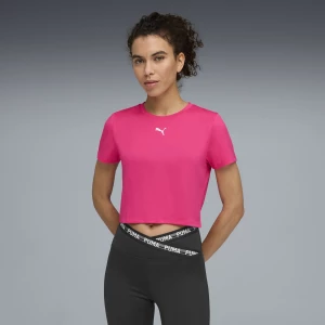 Obrázek produktu PUMA Train All Day Essentials Baby Tee Women, Clothing, Glowing Pink/White černá