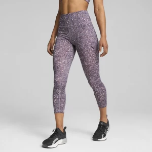 Obrázek produktu PUMA Train Fave Women's High Waisted 7/8 Training Tights, Clothing, Pale Plum/Coral Aop,