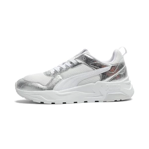 Obrázek produktu PUMA Trinity 2 Metallic Whisper Sneakers Women, Shoes, White/Silver/Feather Gray
