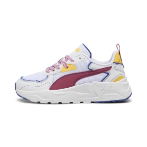 Obrázek produktu PUMA Trinity Lite Starblitz Sneakers Youth, Shoes, White/Port/Sunny Yellow,
