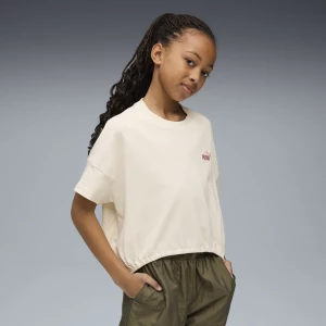 Obrázek produktu PUMA Tweenerverse Knotted Tee Youth, Kids, Alpine Snow