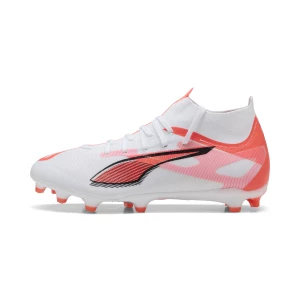 Obrázek produktu PUMA ULTRA 5 MATCH+ FG/AG Football Boots Unisex, Shoes, White/Black/Glowing Red,