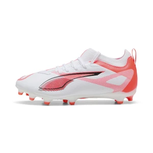 Obrázek produktu PUMA ULTRA 5 MATCH FG/AG Football Boots Youth, Shoes, White/Black/Glowing Red,