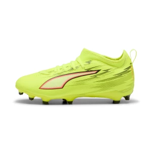 Obrázek produktu PUMA ULTRA 6 MATCH FG/AG Football Boots Youth, Shoes, Yellow Alert/Black/Glowing Red,