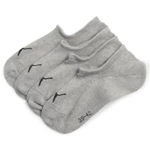 Obrázek produktu PUMA Unisex High Cut Footie Socks (2-Pack), Men, Middle Grey Melange,
