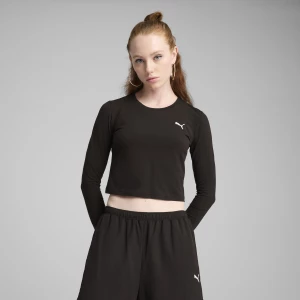 Obrázek produktu PUMA WARDROBE ESS Longsleeve Baby Tee Women, Clothing, Black