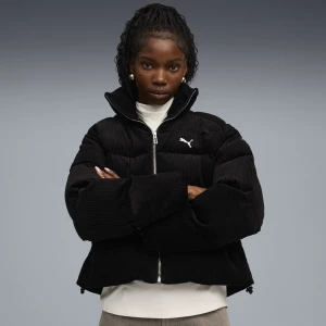 Obrázek produktu PUMA Wardrobe Essentials Corduroy Puffer Jacket Women, Clothing, Black,