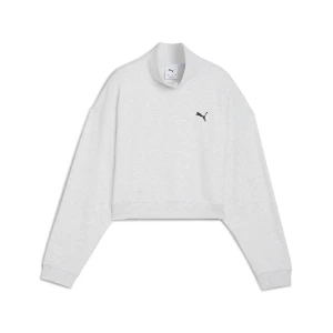 Obrázek produktu PUMA Wardrobe Essentials Go Together Oversized Crew Sweatshirt Youth, Shop, Alpine Snow/Melange,