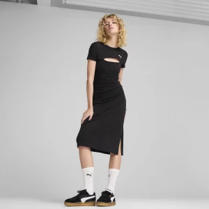 Obrázek produktu PUMA WARDROBE Essentials Midi Cut-Out Dress Women, Clothing, Black,