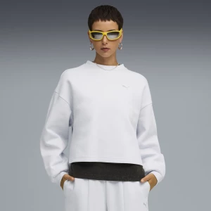 Obrázek produktu PUMA Wardrobe Essentials Oversized Crew Women, Women, Silver Mist