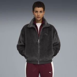 Obrázek produktu PUMA Wardrobe Essentials Soft Fleece Jacket Women, Clothing, Dusky Gray,