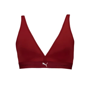 Obrázek produktu PUMA Women's Padded Triangle Top, Clothing, Burgundy,