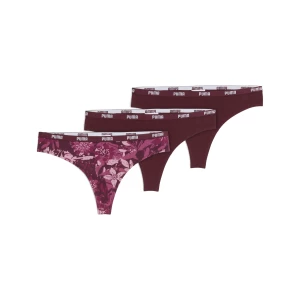 Obrázek produktu PUMA Women's Strings (3-Pack), Clothing, Scarlet Red,