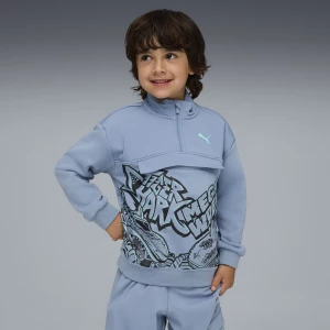 Obrázek produktu PUMA x HOT WHEELS™ MONSTER TRUCKS Half-Zip Crew Kids, Back, Cool Blue