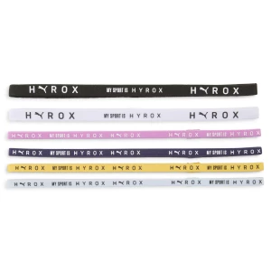 Obrázek produktu PUMA x HYROX Hairbands (6-Pack), Sport, Black/White/Electric Orchid