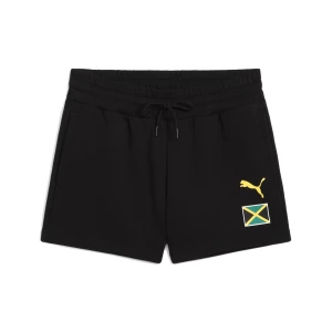 Obrázek produktu PUMA x JAMAICA Village Wear Sweat Shorts Women, Clothing, Black/Jam