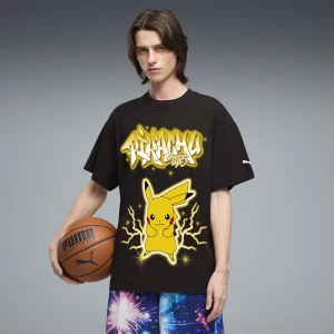 Obrázek produktu PUMA x POKÉMON Pikachu Oversized Tee Men, Clothing, Black